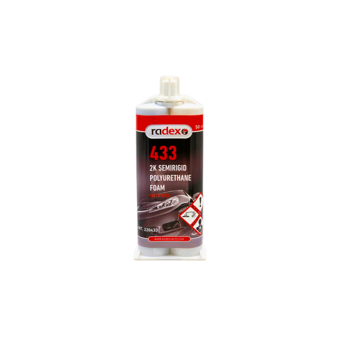 RADEX 2K 433 poliuretano putos 50ml pilkos (5/30s)