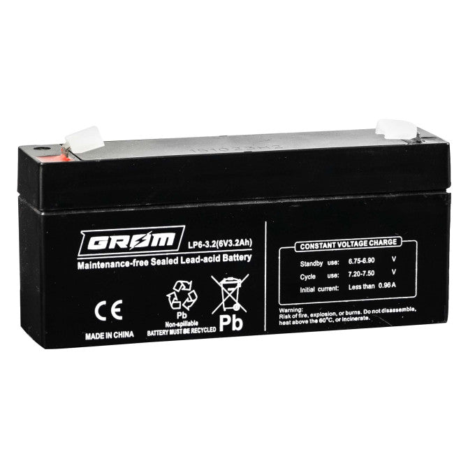 NORDLINE Akum. Grom 6 V 3.2 Ah AGM 125x34.5x63mm