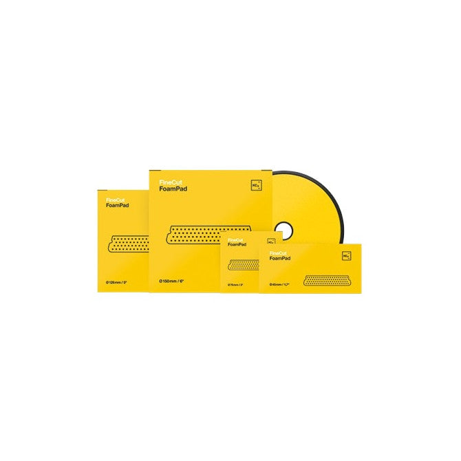 KOCH CHEMIE Poliravimo padas Fine Cut Ø126mm geltonas