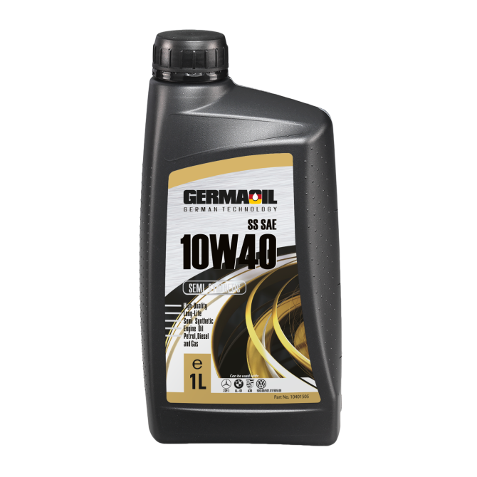 Variklių alyva Germaoil SS SAE 10W40,pusiau sintetinė 1L