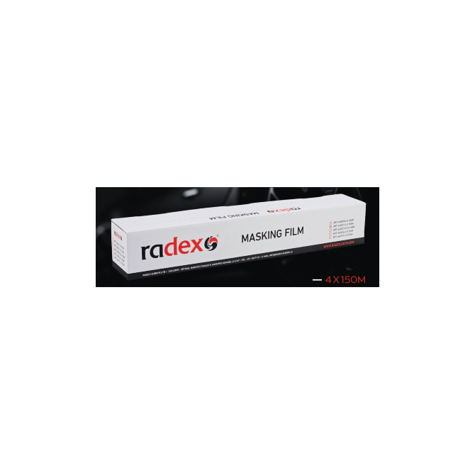 RADEX Maskavimo plėvelė 4x150m, antistatinė, dėžėje
