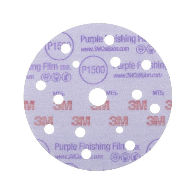 3M Purple diskas P1500 150mm 15sk (50 vnt.)