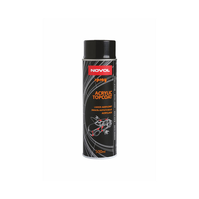 NOVOL Juodi blizg.dažai aeroz.500ml BLACK GLOSS