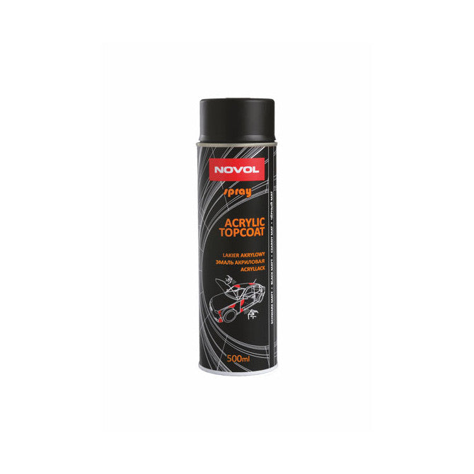 NOVOL Juodi mat.dažai aerozol.500ml BLACK MAT