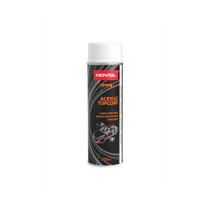 NOVOL Balti blizg.dažai aeroz. 500ml WHITE GLOSS