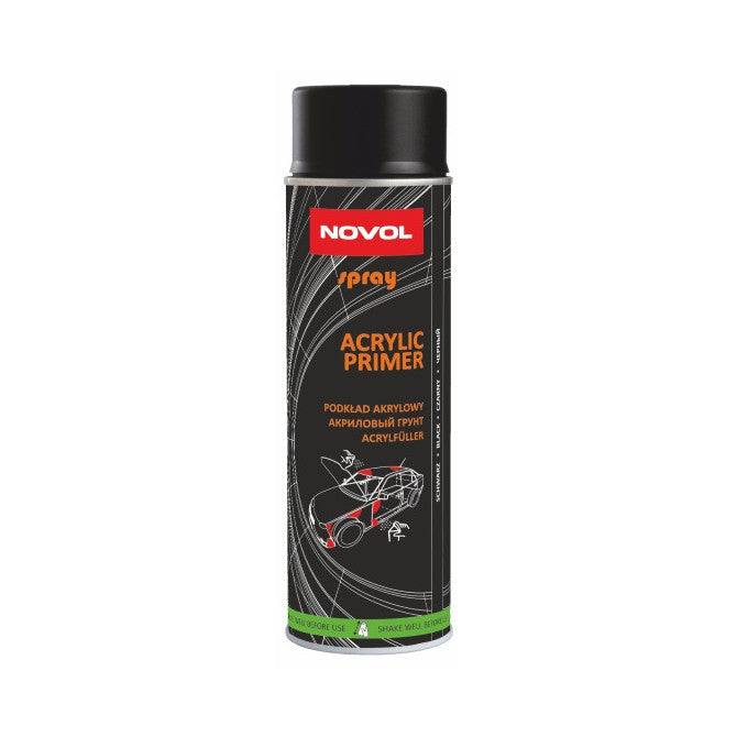 NOVOL Aerozol.akril.grun.0.5L juodas ACRYL PRIMER BLACK