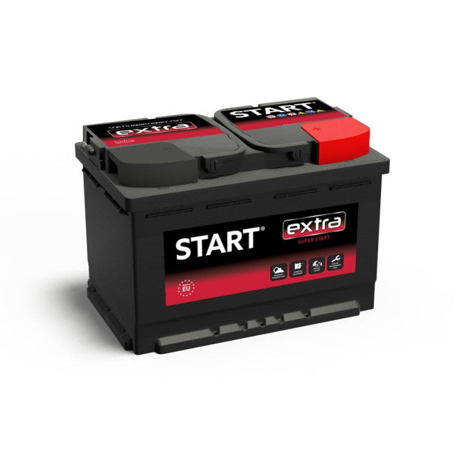 Akum. Start Extra 75 Ah. R+ 12V 680A 278x175x190 akumuliatorius