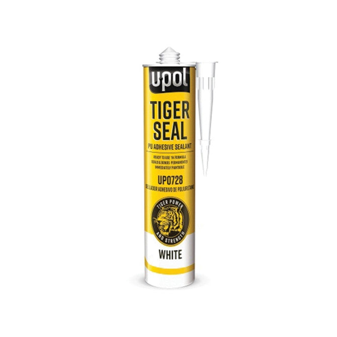 U-POL Hermetikas TIGER 310ml baltas 1x12