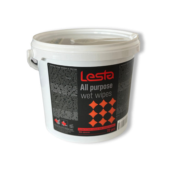 LESTA Univ.drėgnos servetėlės 72vnt su abrazyvais