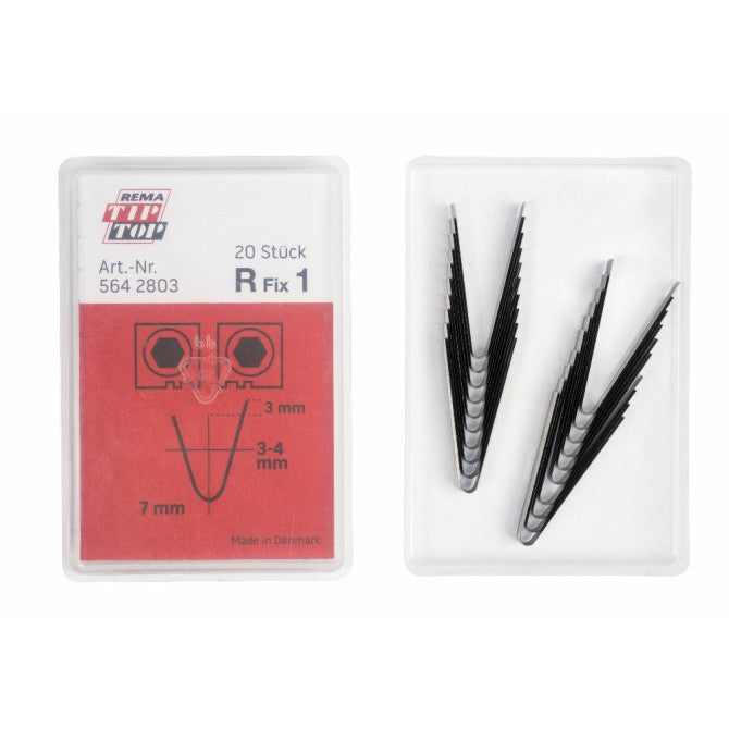 REMA TIP TOP Peiliukai apvalūs R Fix-1, x 20 vnt