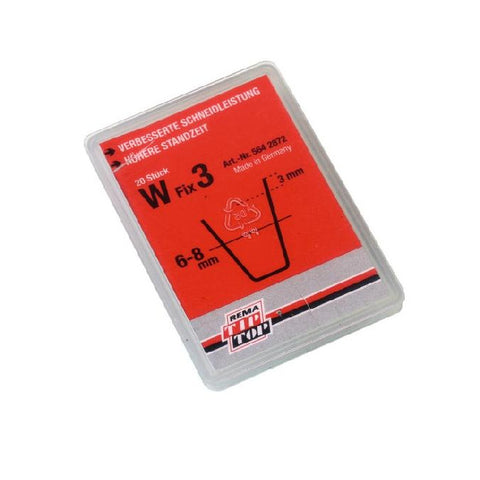 REMA TIP TOP Peiliukai kampuoti W Fix-3, x20 vnt kampuoti peiliukai