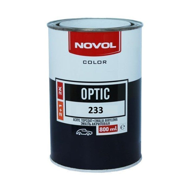 NOVOL 233 Akril. dažai balti 0,8l WHITE