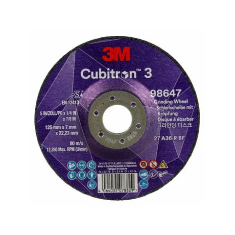 3M Šlifavimo diskas 125x7mm, Cubitron 3