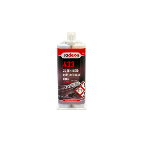 RADEX 2K 433 poliuretano putos 50ml pilkos (5/30s)