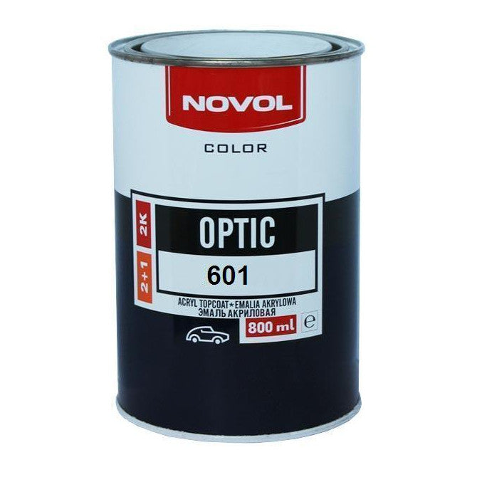 NOVOL 601 Akril. dažai juodi 0,8l DEEP BLACK