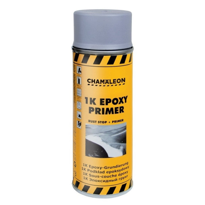 CHAMAELEON Epoksid. gruntas aeroz. 0.4L pilkas