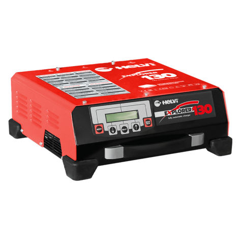 HELVI Akum. įkroviklis Explorer 130 impulsinis 12V - 120 A