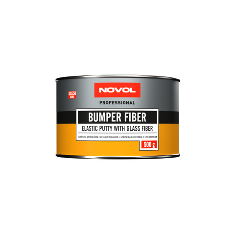NOVOL Glaistas plastikui 0,5kg BUMPER FIBER 1x18