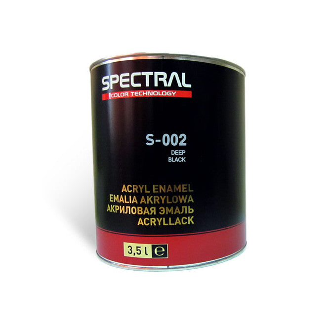 SPECTRAL Dažai S-002 Deep Black 3.5l, RAL9005