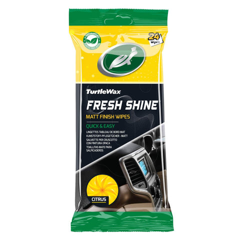 TURTLE WAX Drėgnos matinės salono servetėlės24 vnt Turlte Wax x6