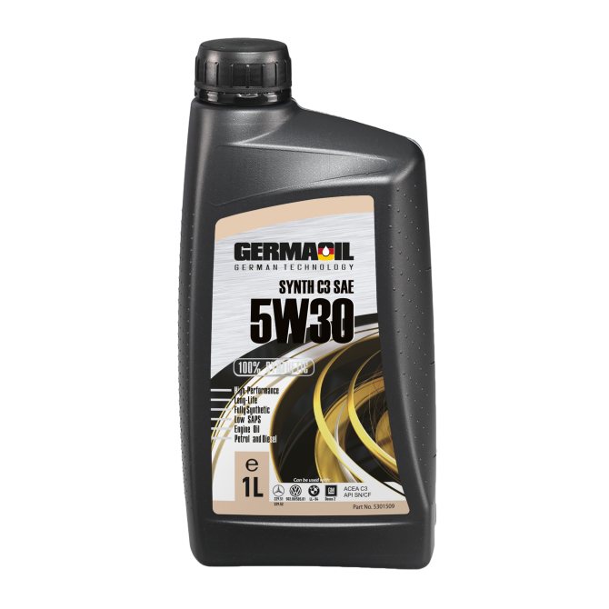 Variklių alyva Germaoil SYNTH C3 SAE 5W30, sintetinė 1L