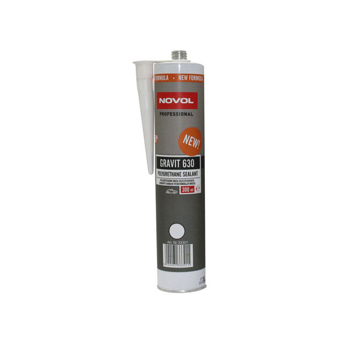 NOVOL PU hermetikas baltas 300ml uždažomas GRAVIT 630