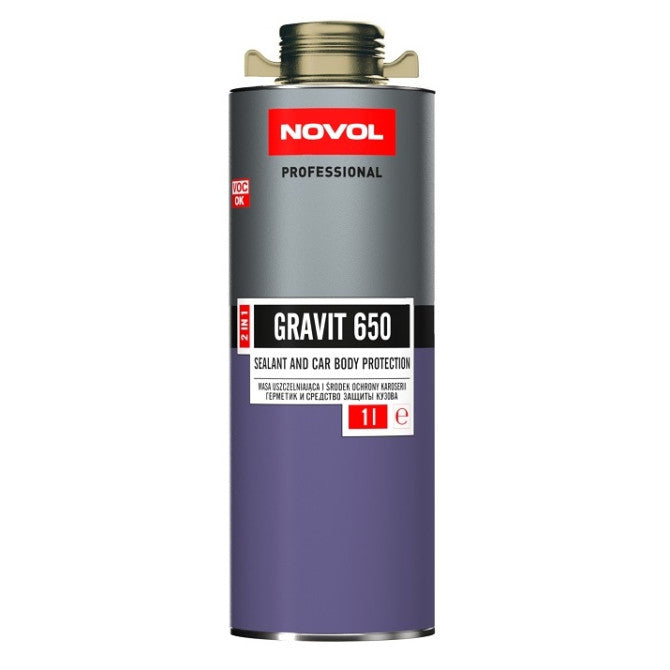 NOVOL Hermetikas-apsauginė danga 1L, GRAVIT 650 gelsva