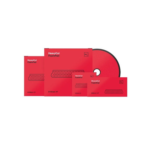 KOCH CHEMIE Poliravimo padas Heavy Cut Ø126mm raudonas
