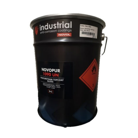 NOVOL PU dažai 3+1 ratlankiams 20L RAL9006 SW3