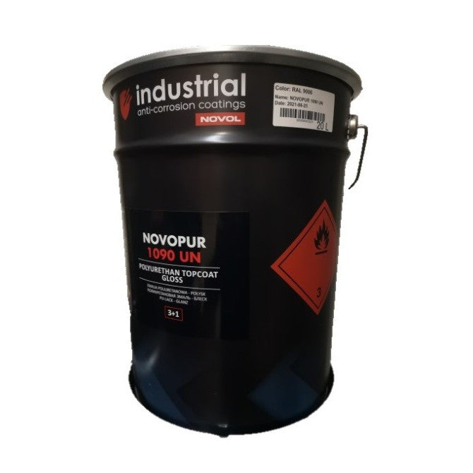 NOVOL PU dažai 3+1 ratlankiams 20L RAL9006 SW3