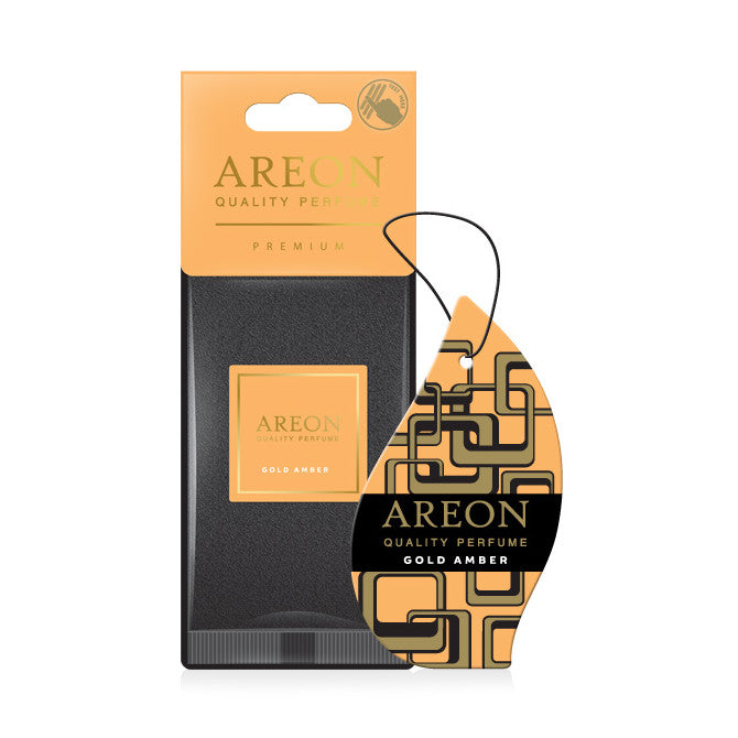 PREMIUM-Gold Amber "Areon" auto oro gaiviklis