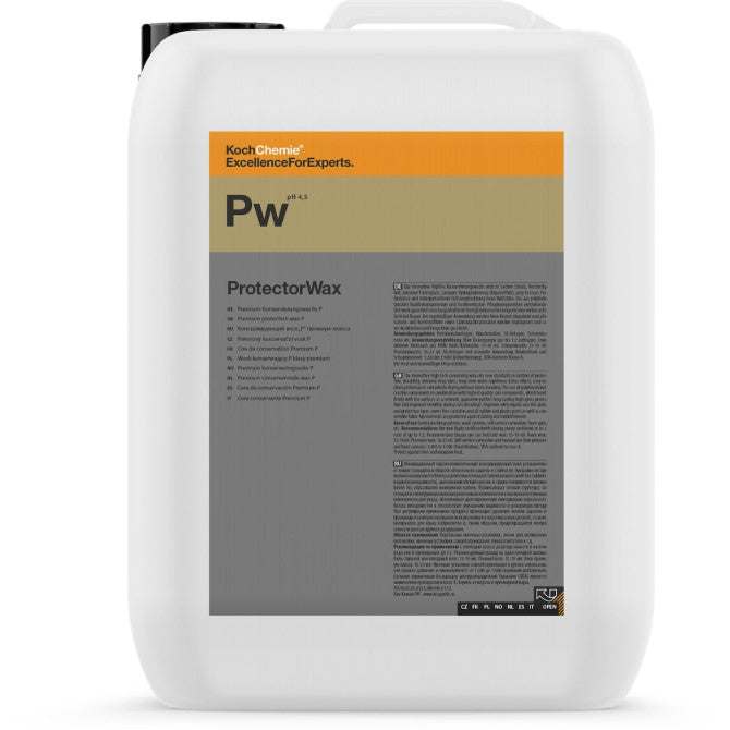 KOCH CHEMIE Premium vaškas ProtectorWax Pw 10L