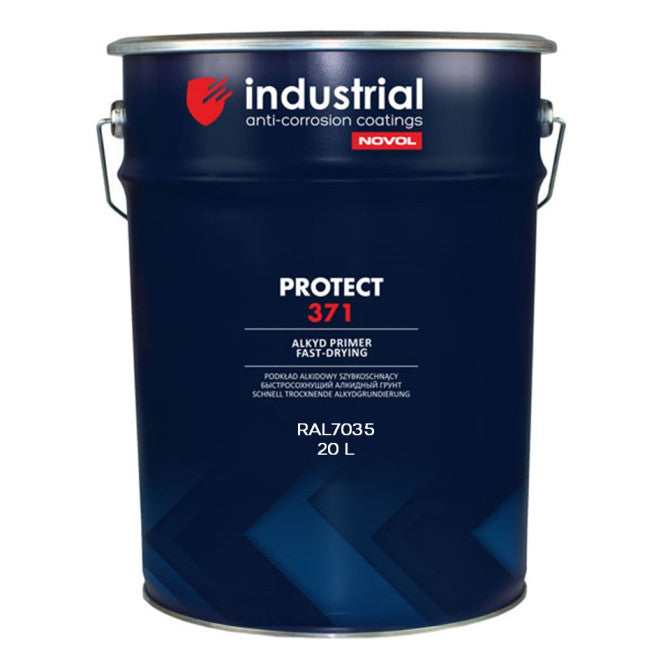 NOVOL IND.PROTECT371 alkid.1K grunt. 20L, šv.pilkas RAL7035