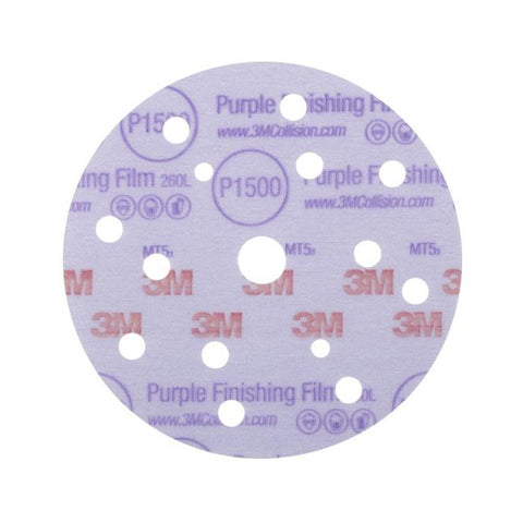 3M Purple diskas P1500 150mm 15sk (50 vnt.)