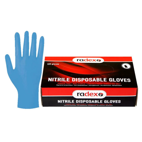 RADEX nitrilo vienk. piršt. L (100 vnt)