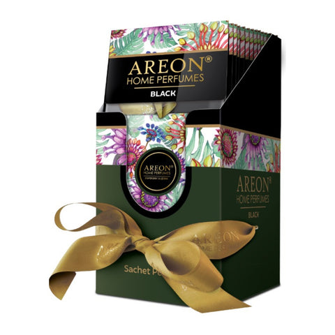Sausas spintų kvapas AREON PREMIUM Black, 12 vnt