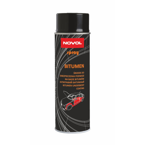 NOVOL Bituminė danga aeroz.juoda 500 ml. SPRAY BITUMEN