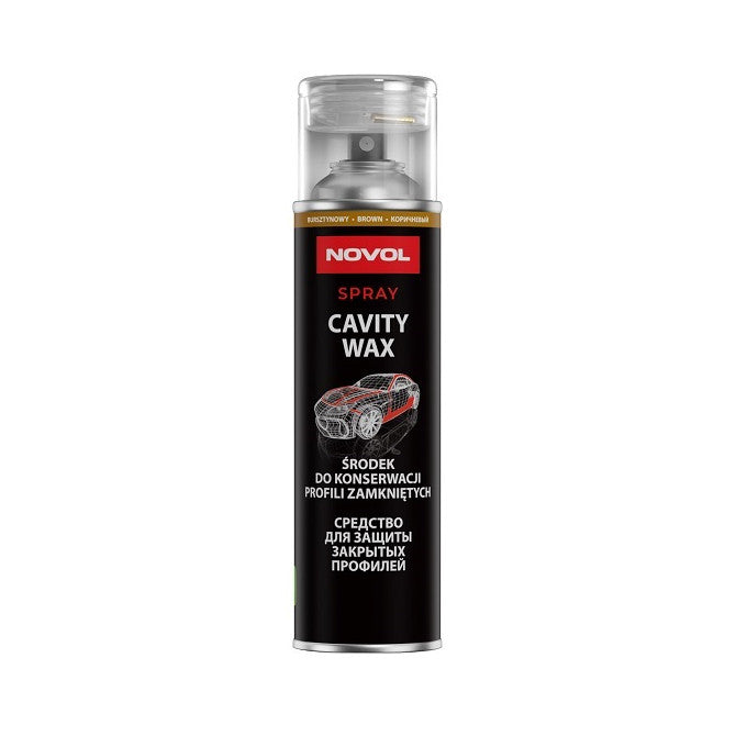 NOVOL Vaškas uždaroms ertm. 500ml aeroz. CAVITY WAX rudas