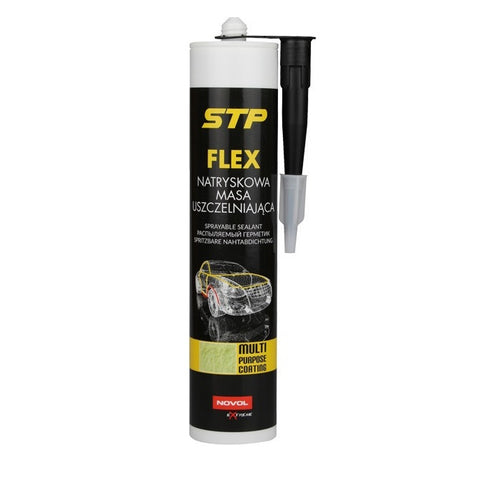 NOVOL Purškiamas hermetikas STP FLEX juodas 290ml