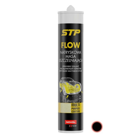 NOVOL Purškiamas hermetikas STP FLOW juodas 290ml