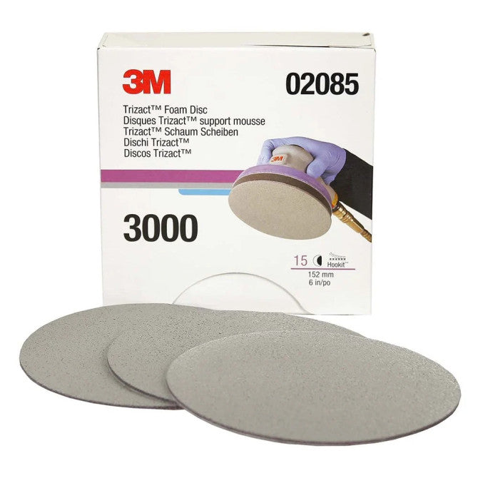 3M Trizact diskas P3000 150 mm, (15 vnt.)
