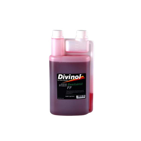 DIVINOL 2T pusiau sintetinė 1L su doz Raudona.API TC,JASO FD, 1-50